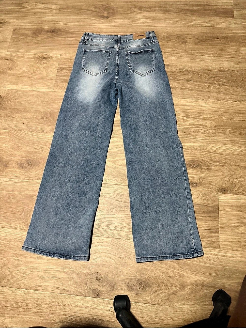 Love Soho Wide Leg Jeans in Blue Waist 13